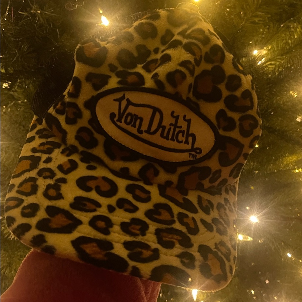 Von Dutch Hat animal print rare